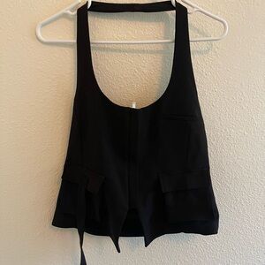 Zara Black halter  with Pockets
